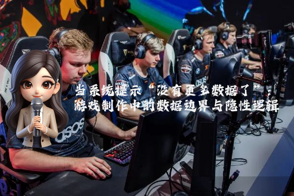 当系统提示“没有更多数据了”：游戏制作中的数据边界与隐性逻辑