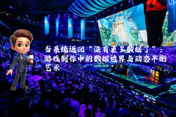 当系统返回“没有更多数据了”:游戏制作中的数据边界与动态平衡艺术