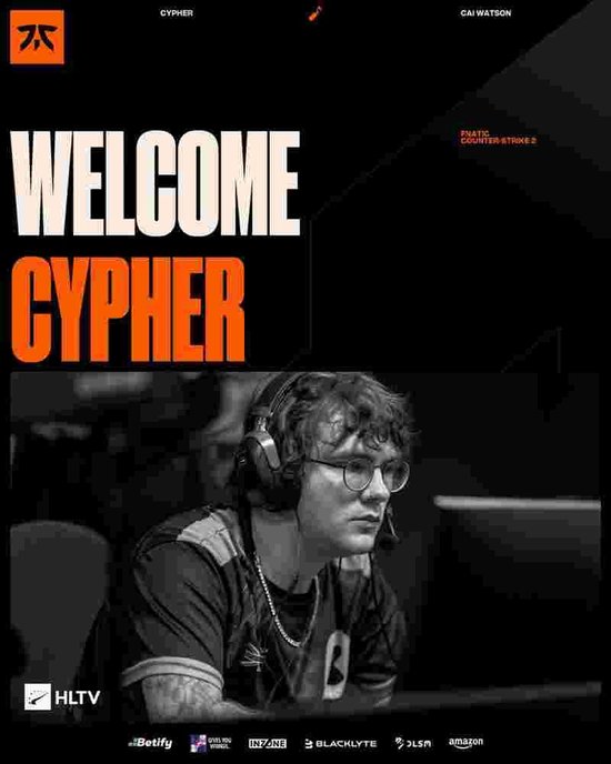 官宣：fnatic招入CYPHER