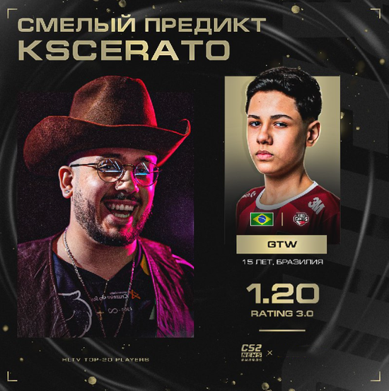 KSCERATO推荐的明日之星gtw何许人也？