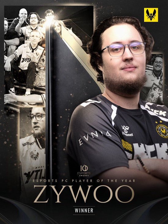 ZywOo荣获年度电竞选手 Vitality、Falcons等均有斩获