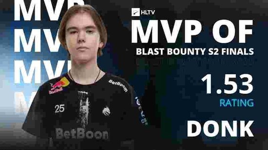 再度加冕！donk荣膺BLAST赏金赛S2 MVP
