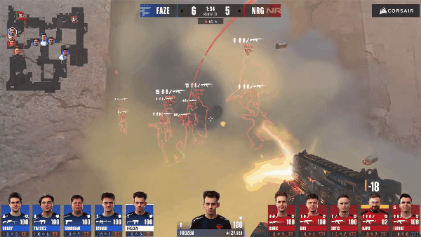 布达佩斯Major第一阶段：棋差一招！FaZe 10-13 NRG