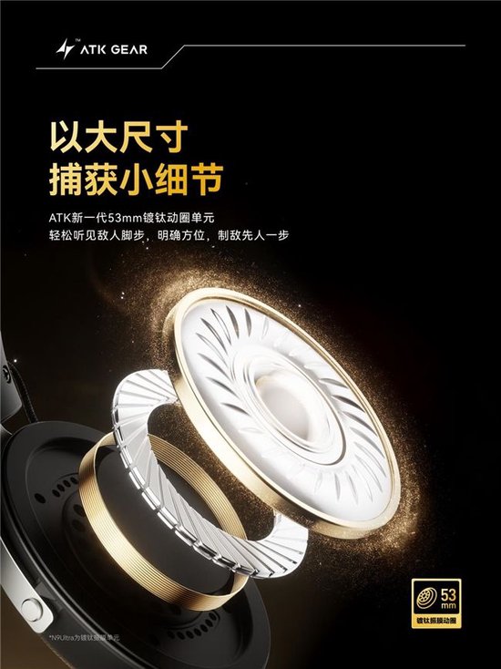 电竞头戴耳机新选择！ATK海王星N9游戏耳机！